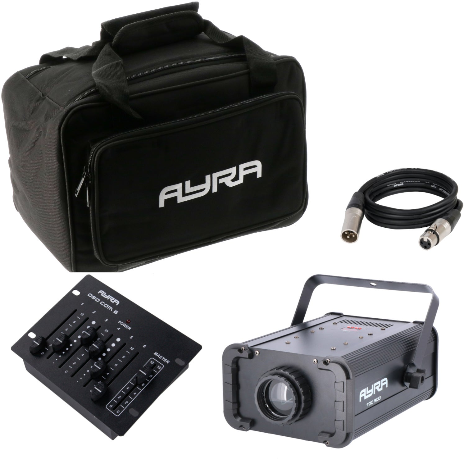 Ayra LEDBAG 4 flightbag bundel met TDC lichteffect