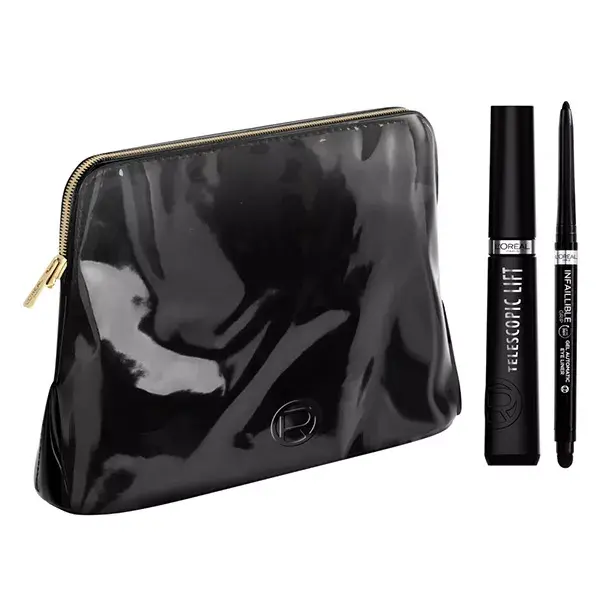 Kit para Cílios L'Oréal Paris Telescopic Lift e Infallible 36H Grip Liner