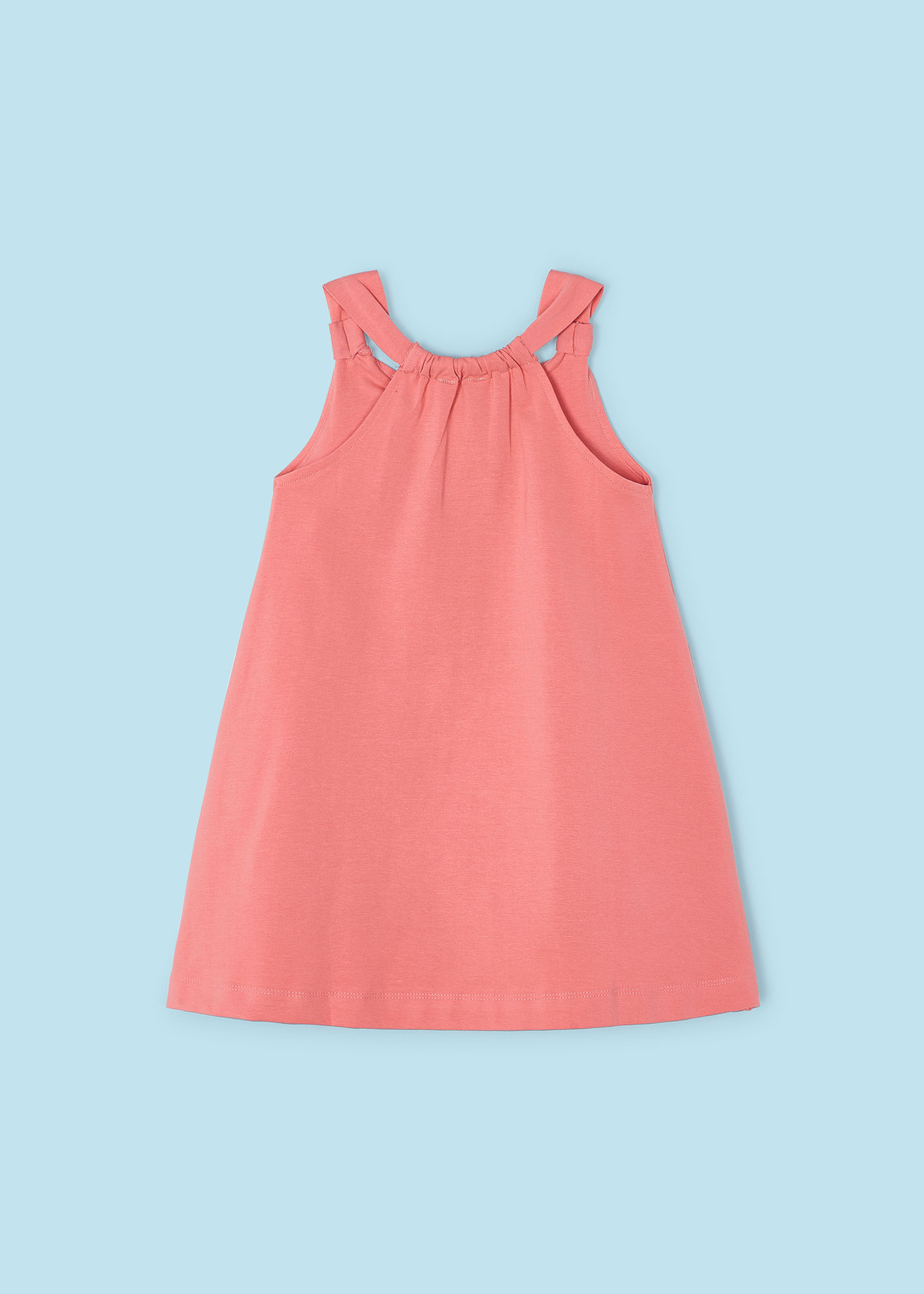 Vestido Better Cotton com estampa de flamingos para meninas
