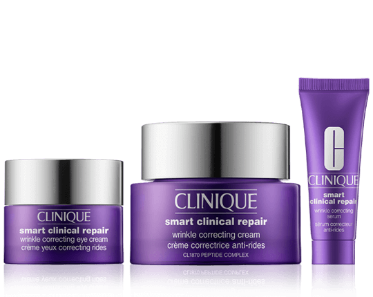 Clinique Smart Clinical Repair Set mit Smart Repair Wrinkle Correcting Cream 50ml-10ml-5ml