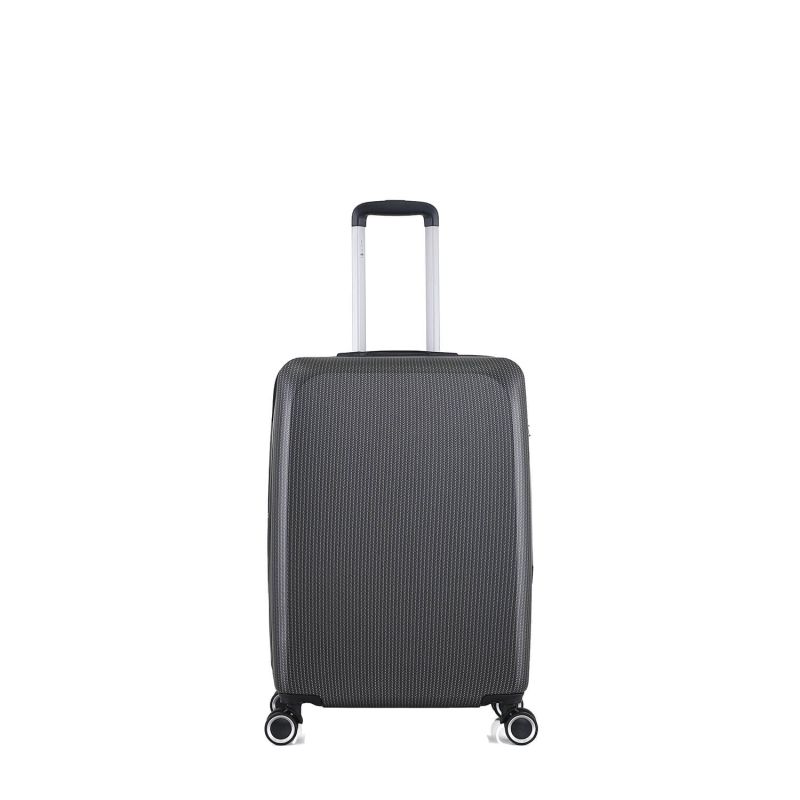 Lot de 3 valises rigides 379 Extensibles 55, 66 et 76 cm Noir