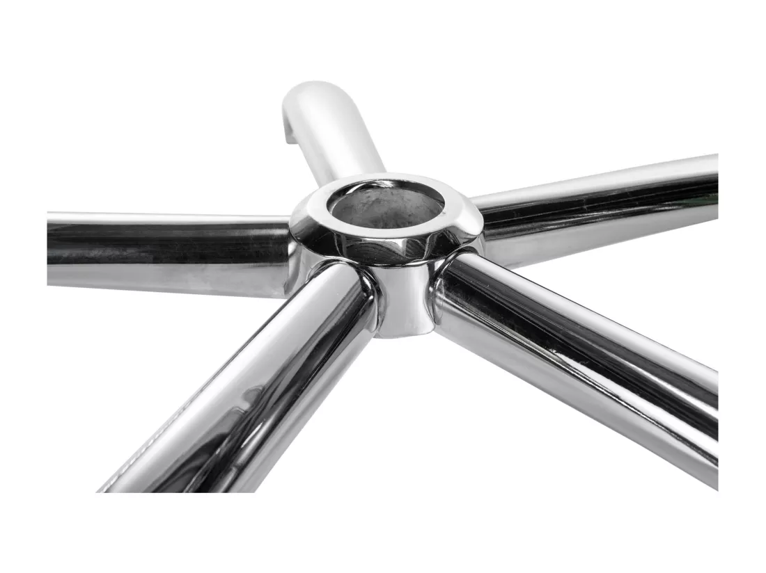 Chaise de bureau - Métal - Chrome - Rund