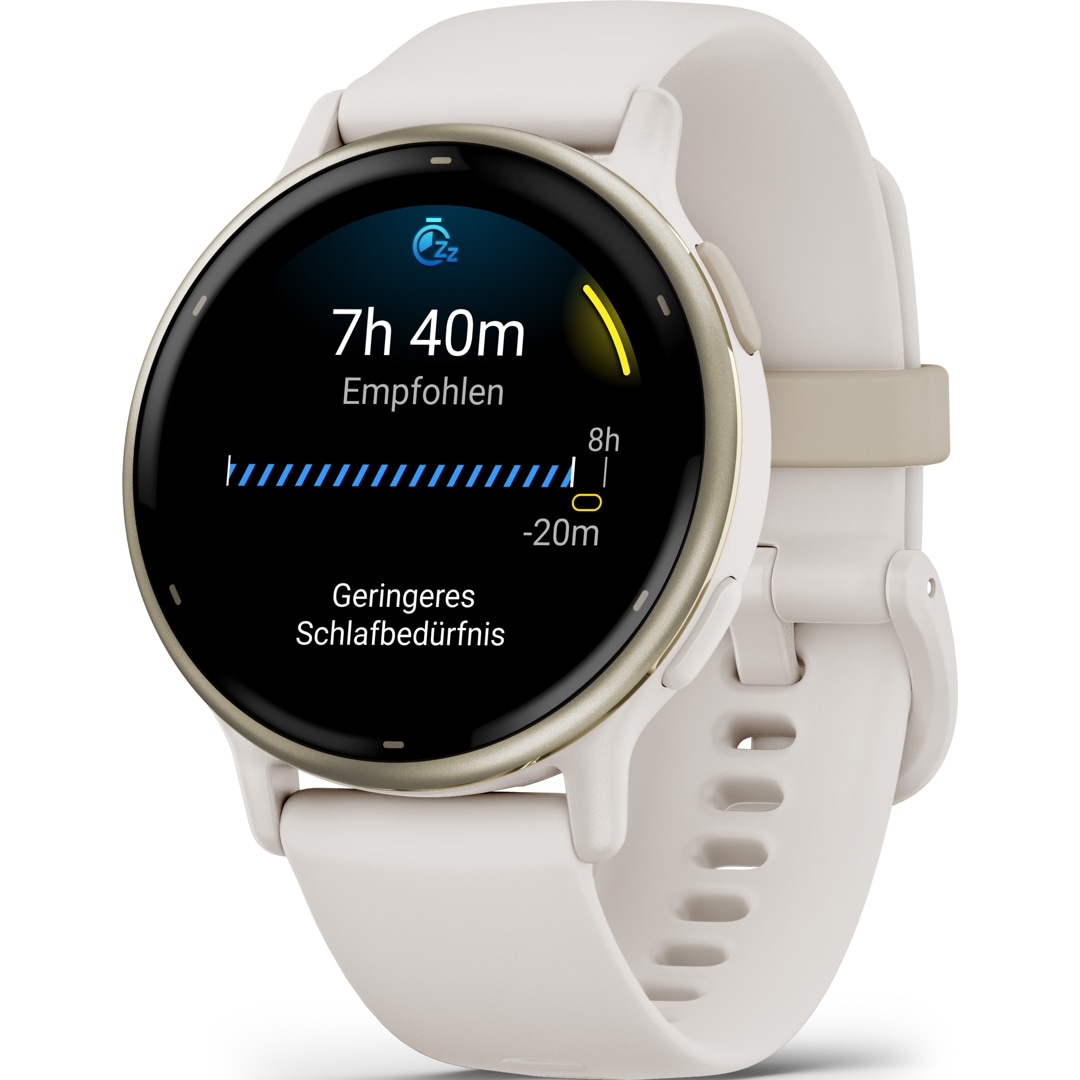 Garmin vívoactive 5 Smartwatch Elfenbein / Cremegold