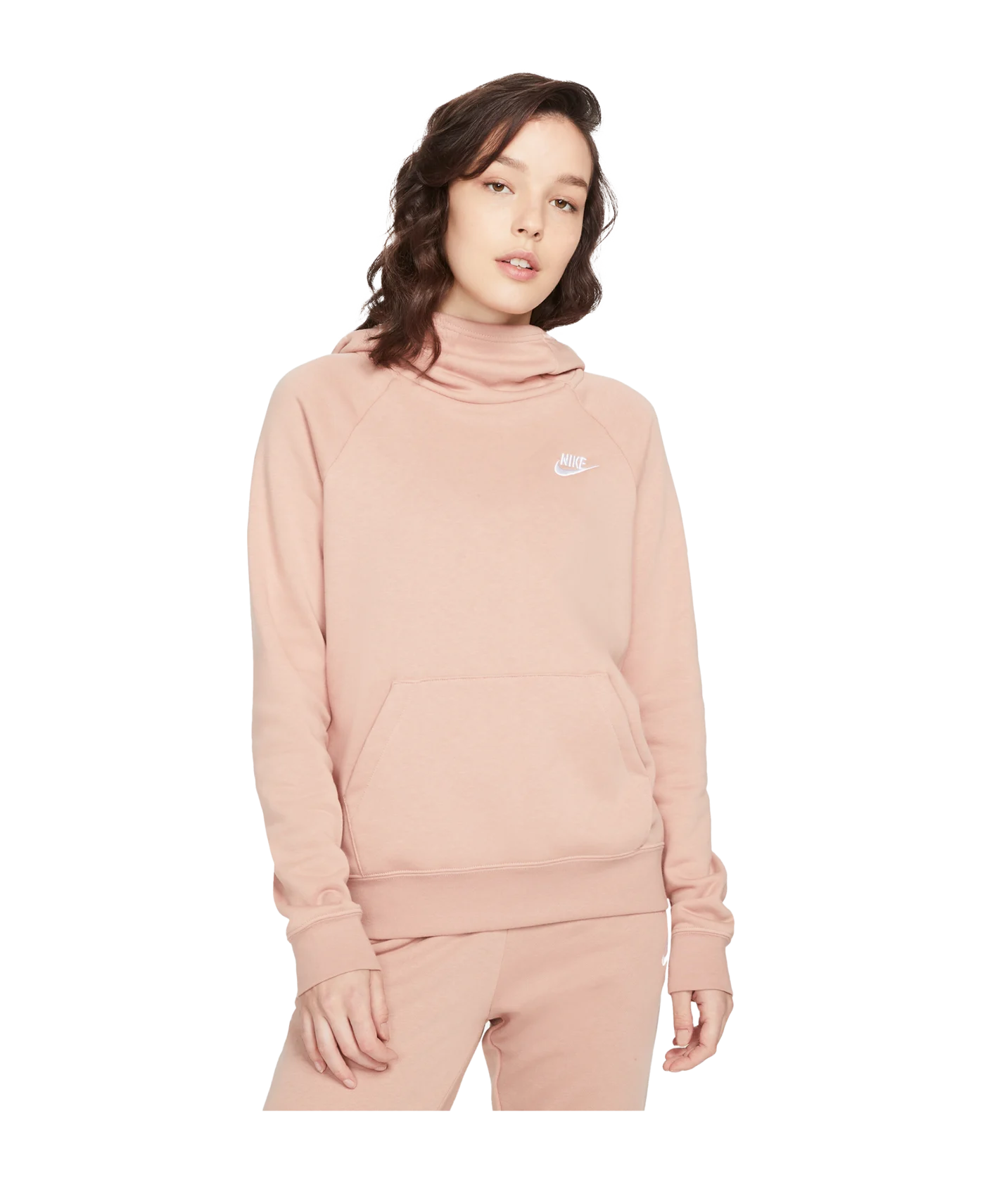 Nike Essential Hoody Damen Rosa Weiss F609