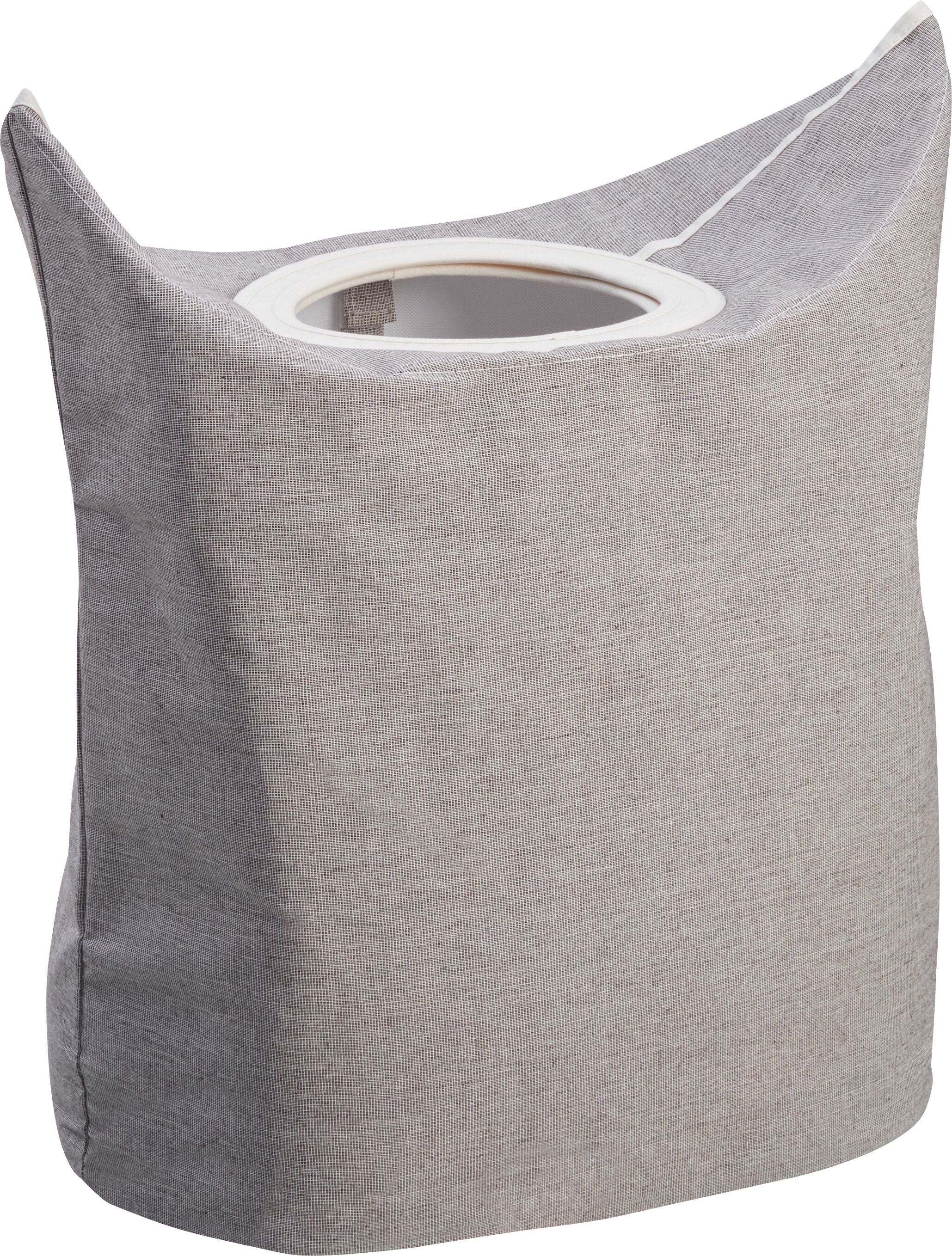 CANESTRO Wäschekorb - Grau / B: 50.0 cm x T: 30.5 cm x H: 75.0 cm