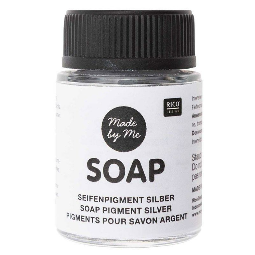 Pigment argenté pour savon 20 ml