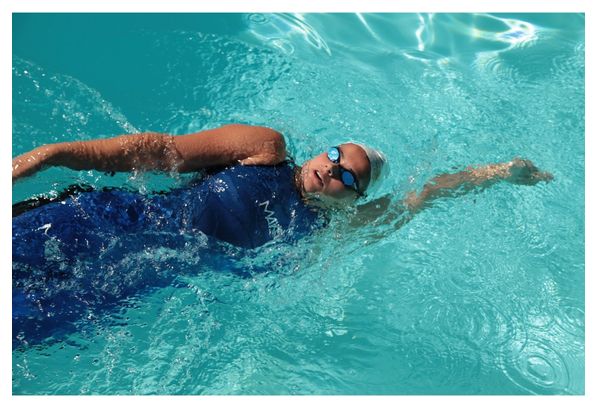 Combinaison Natation Femme Mako Leviathan Racer Back Bleu
