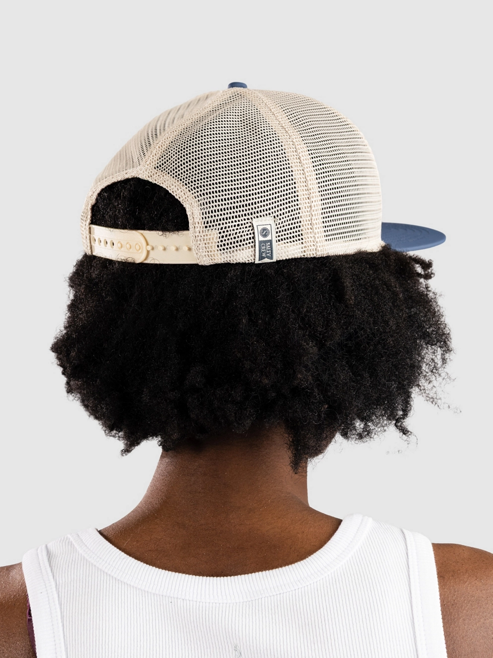 Salty Crew Diamond Marlin Trucker Cap oyster/slate