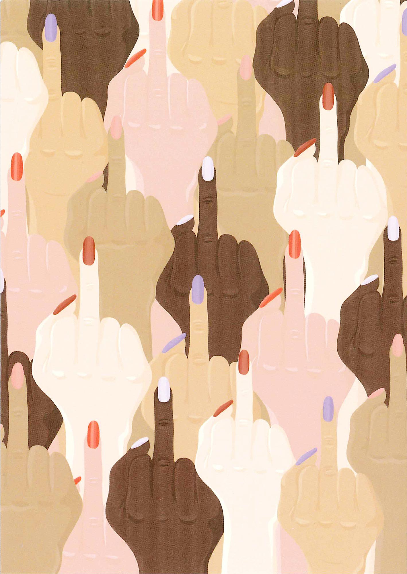 Postkarte 'Mittelfinger' günstig bestellen