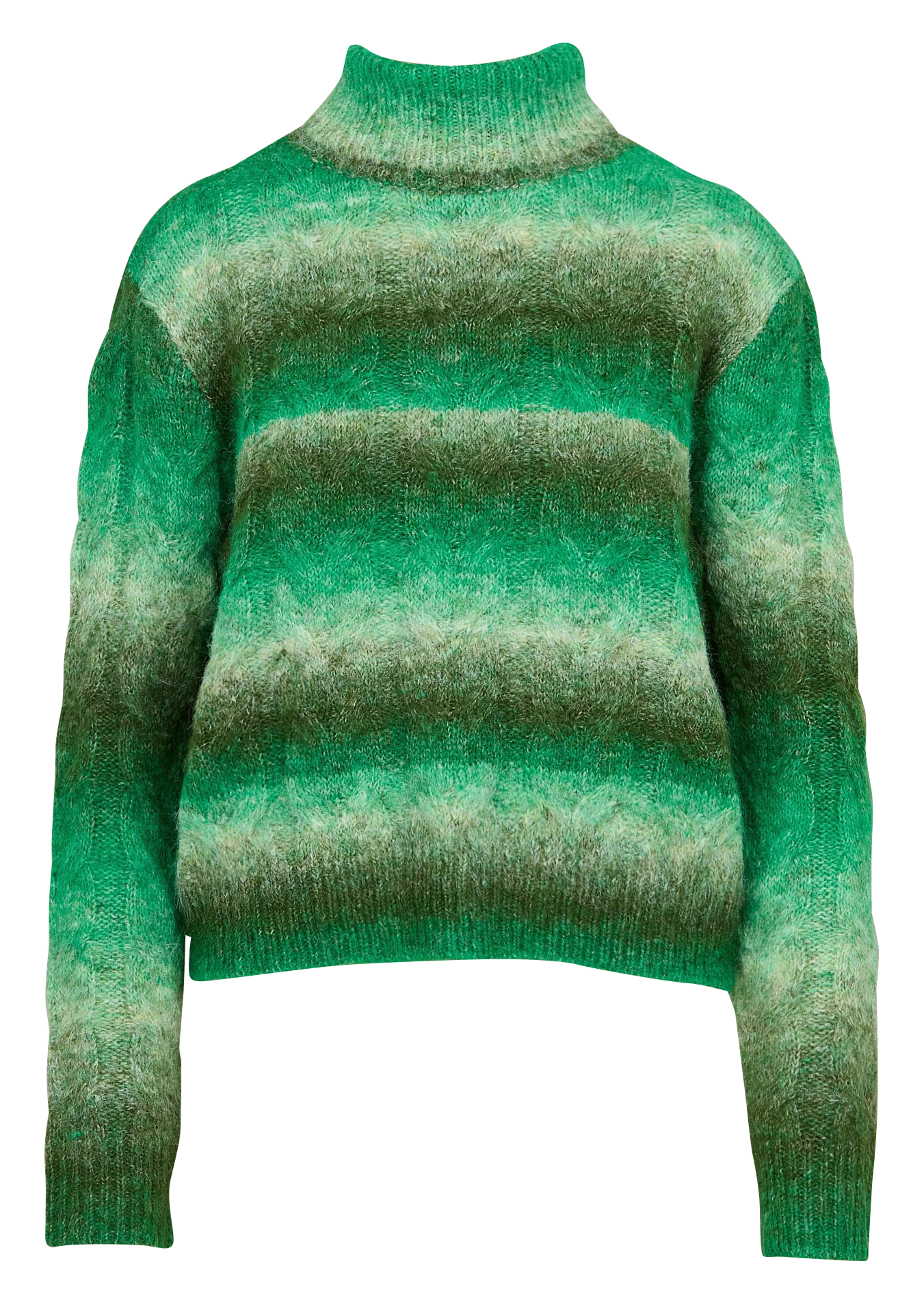 Pull droit imprimé | Vert