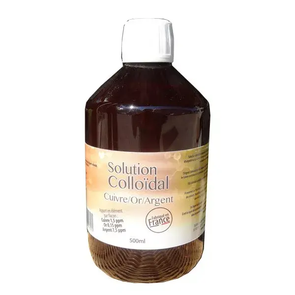 Solução coloidal Dr. Theiss de cobre, ouro e prata, 500ml