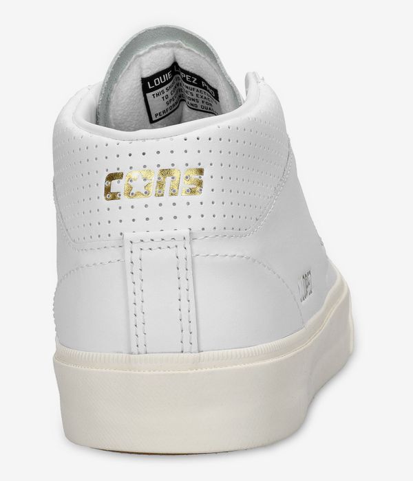 Converse CONS Louie Lopez Pro Mono Leather Schuh (white white egret)