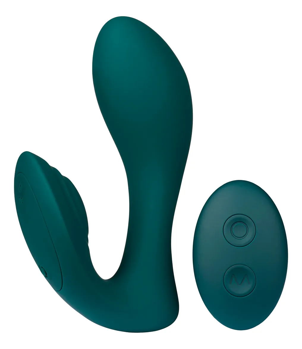 Amaysin G-punkts og Klitoris Vibrator med Fjernbetjening