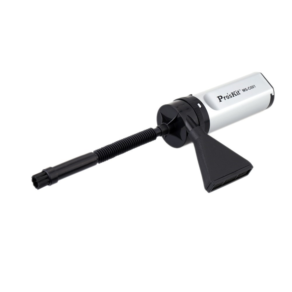 Elektrisches Staubgebläse Kabelloser Air Duster mit Reinigungsaufsätzen (Batteriebetrieben) - Schwarz