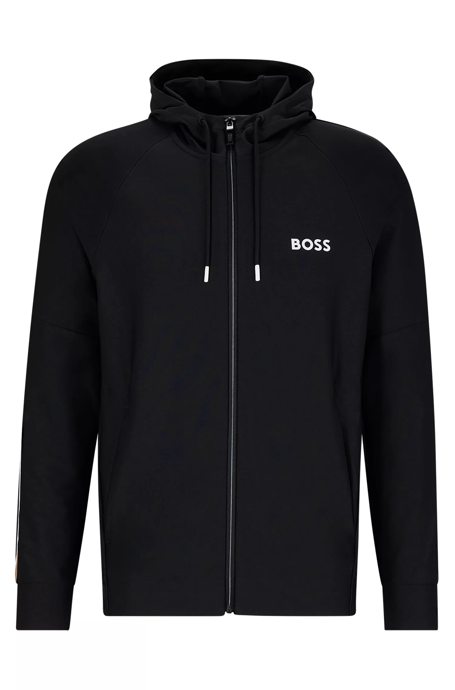 Moletom com capuz BOSS Green-BOSS x Matteo Berrettini com logo em tecido elástico de alta performance.