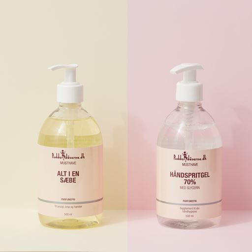 Pudderdåserne Alt I En Sæbe, Neutral, 500 ml