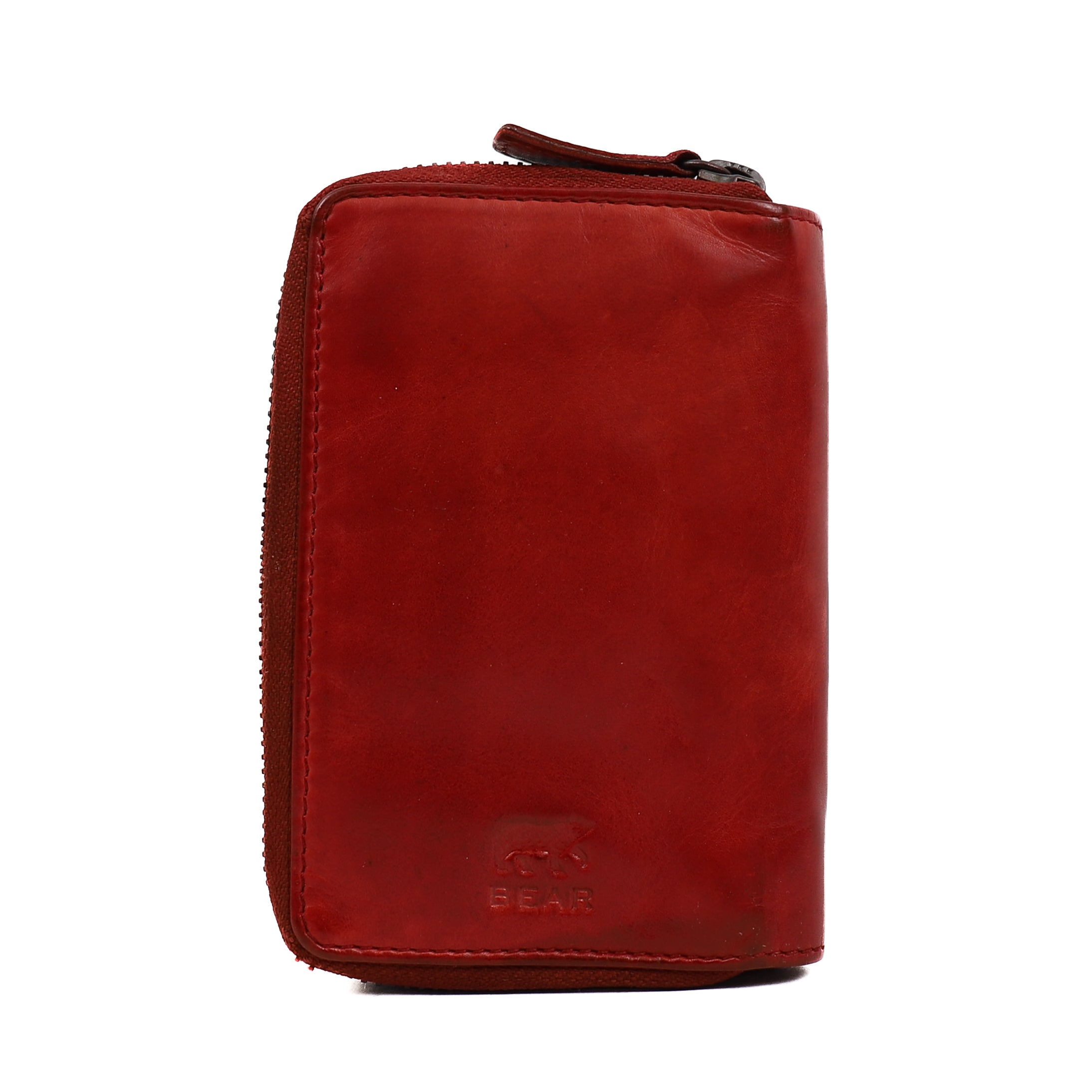 Ritsportemonnee 'Loet' rood Rood