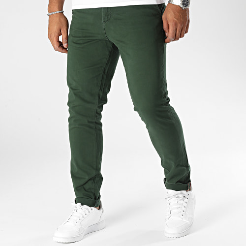 Pantalon Chino Slim Marco Bowie Vert