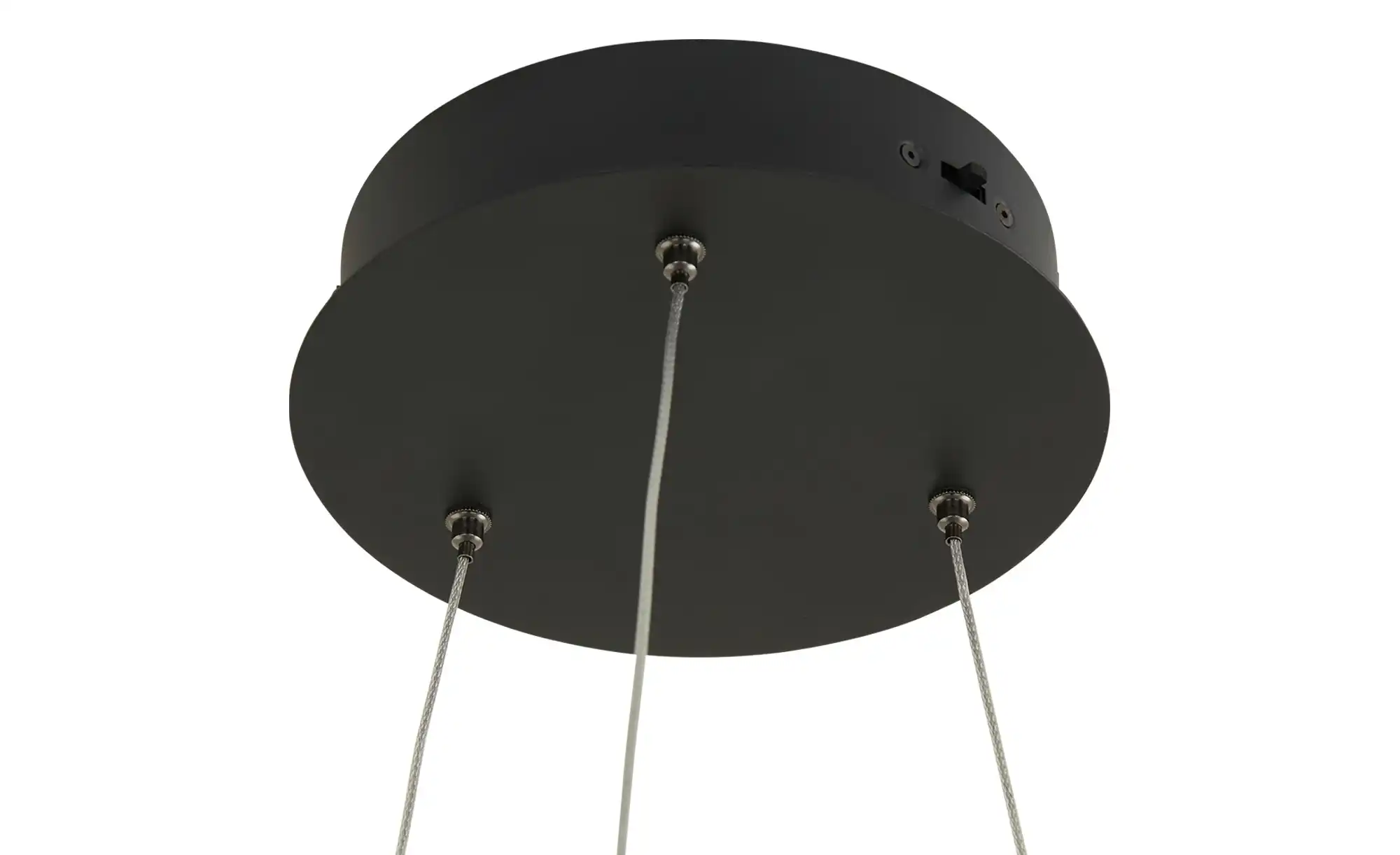 Trio LED-Pendelleuchte, schwarz ´gedreht´