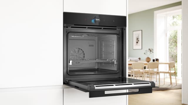 Bosch accent line Kombidampovn HSG958DB1S (Sort)