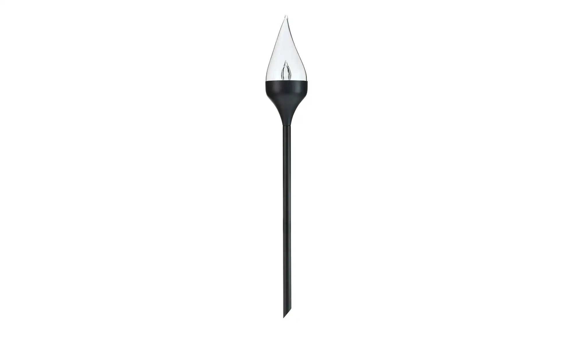 LED-Solar-Spieße, klar/schwarz, 2er-Set `Tropfen`