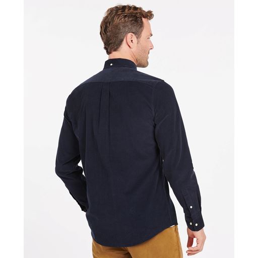 Barbour Ramsey Tailored Skjorte, Navy, L