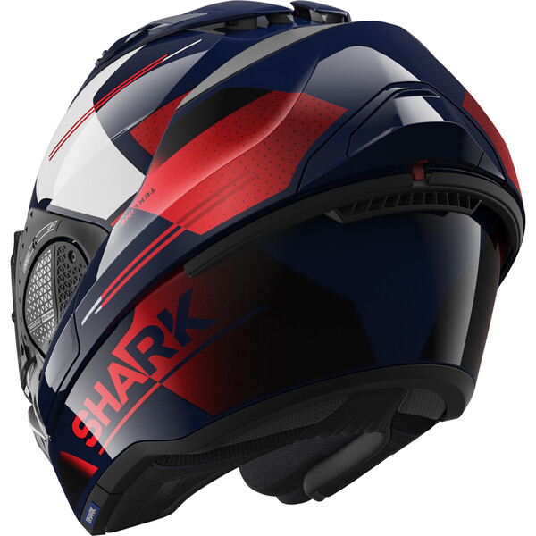Shark - Casque Evo-GT Tekline Bleu foncé / Rouge / Blanc brillant
