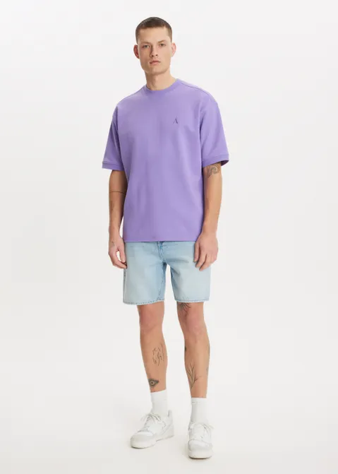 Loose fit t-shirt paars (PRS)