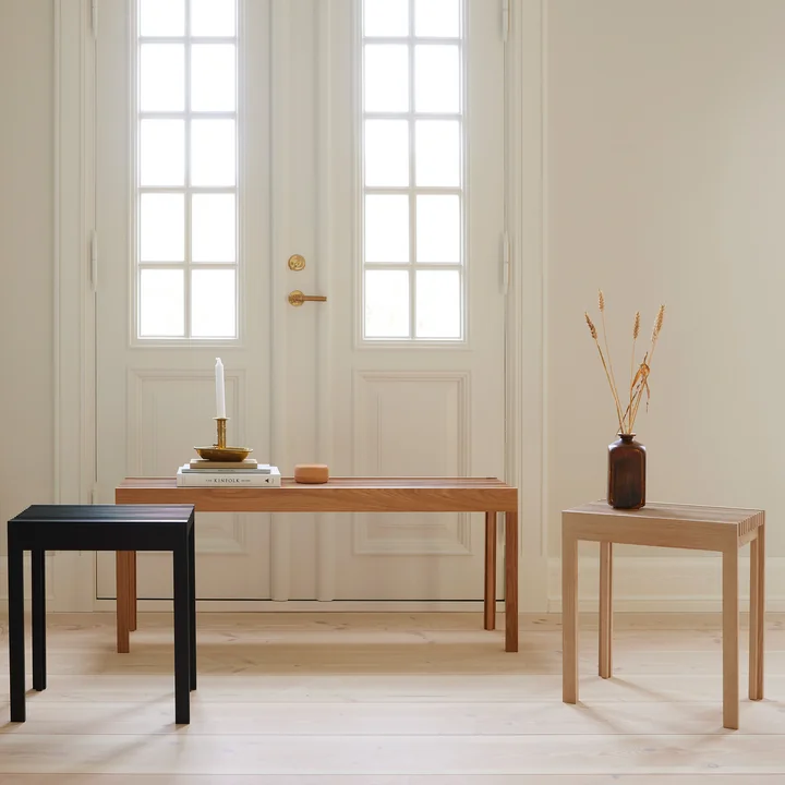 Form & Refine - Lightweight Bank, Eiche natur