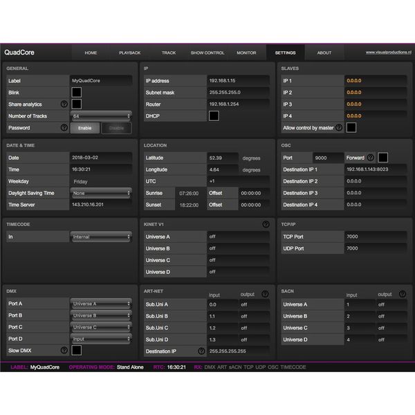 Visual Productions QuadCore