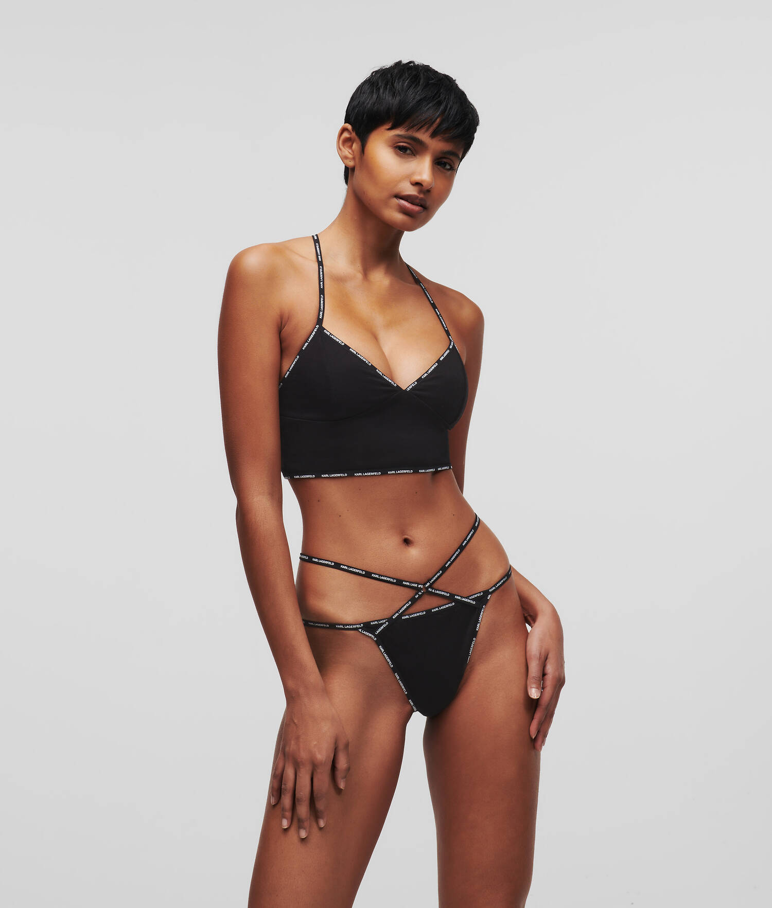 BRALETTE LONGUE AVEC LOGO MINI