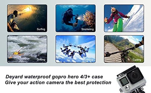 GoPro Hero 3/3+/4 vandtæt skal Gennemsigtig