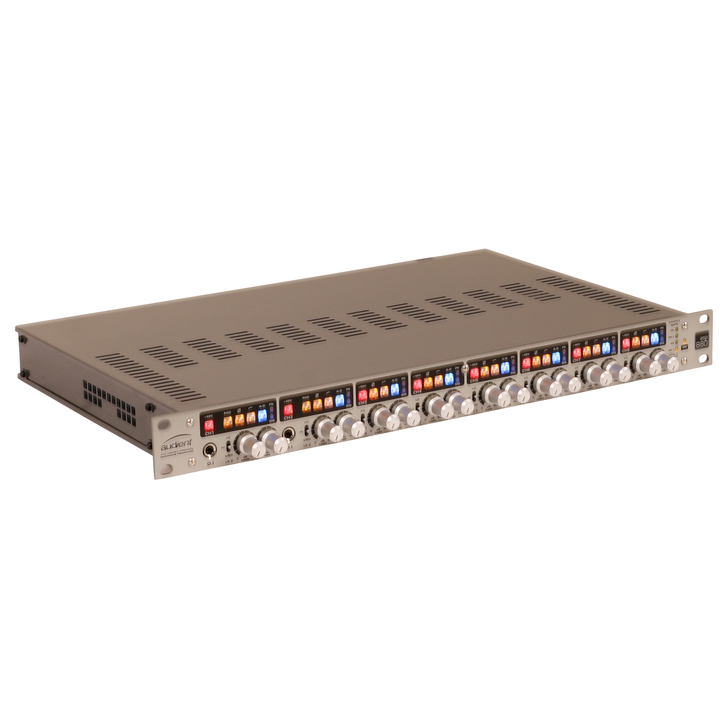 Audient ASP880 microfoon voorversterker