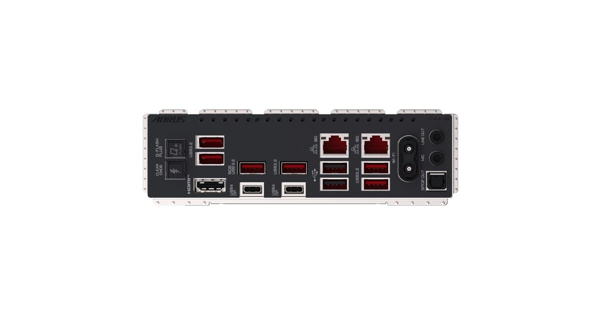GIGABYTEX870E A XTREME AI TOP socket AM5 moederbord  (Zwart, RAID, 2x 10 Gb-LAN, WLAN, BT, Sound, E-ATX)