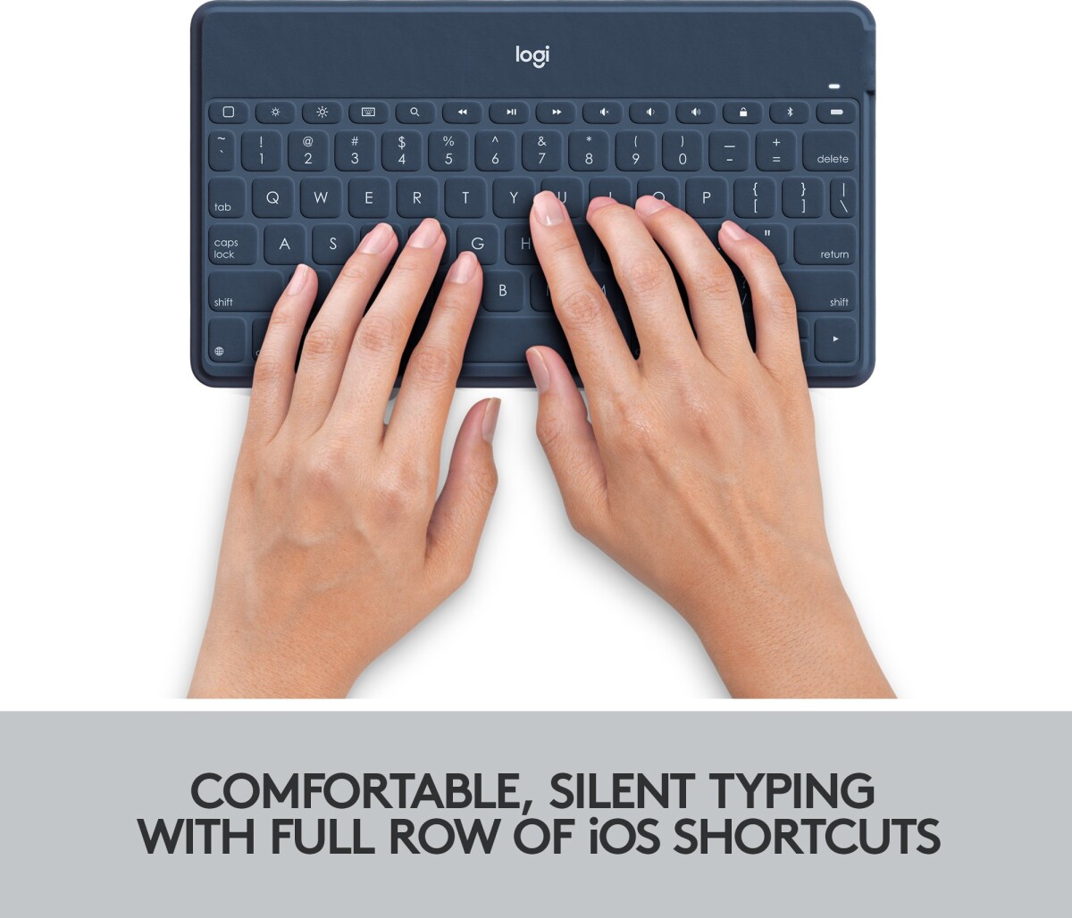 Logitech - Keys To Go - Ultra Slim Keyboard - Blå