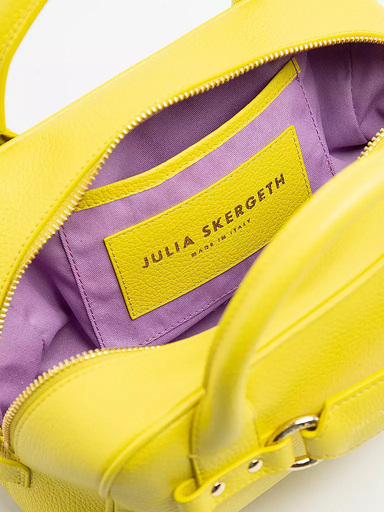 JULIA SKERGETH Ledertasche - Henkeltasche HÄNKELTASCHE KLEIN gelb