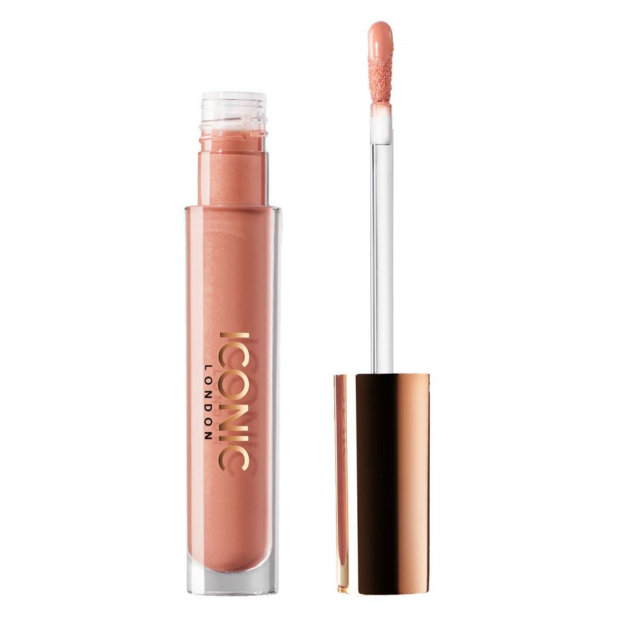 Iconic London Lip Plumping Gloss Nearly Nude Soft Taupe 5ml