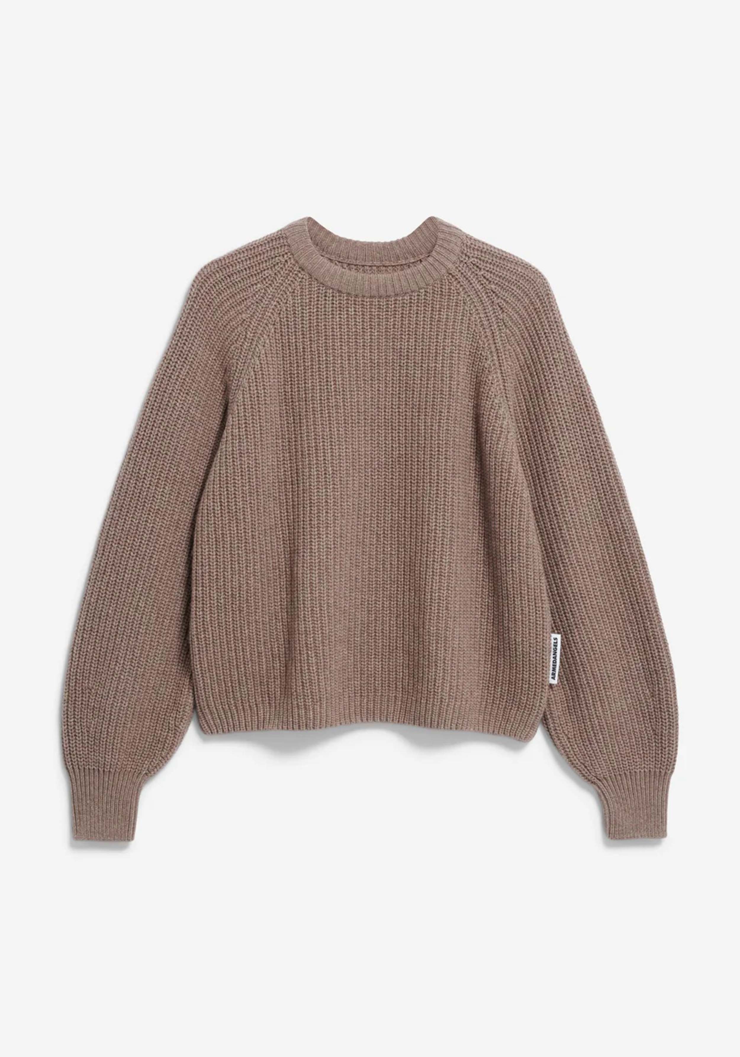 Armedangels Strickpullover Kaagi Cinnamon Dust Melange