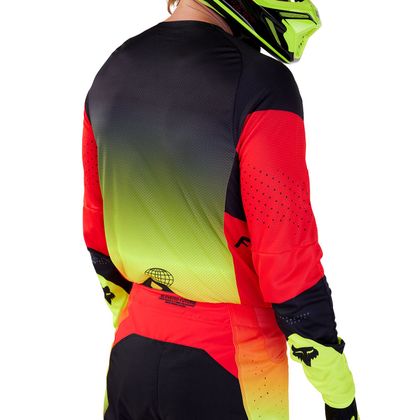 Maillot cross Fox 360 - REVISE 2024 - Rouge / Jaune