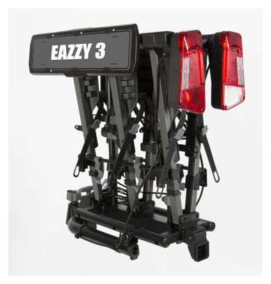 Porte-Vélos sur Boule D'Attelage Buzz Rack Eazzy 3 - 13 broches - 3 Vélos Noir