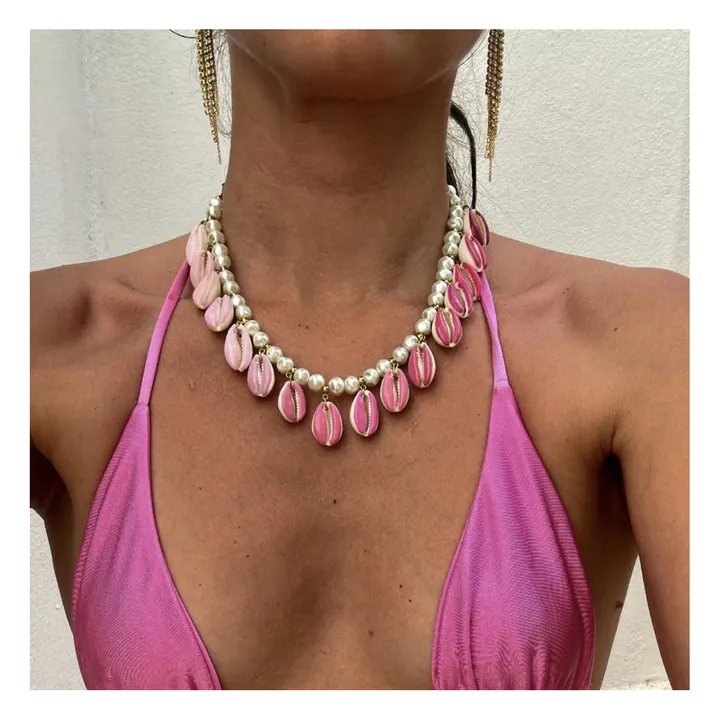 The Shell Dealer Collier It's not a Barbie Necklace | Rose