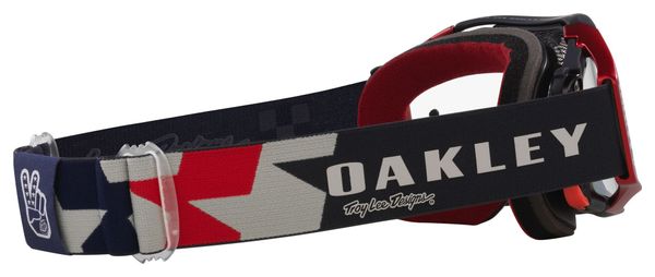 Masque Oakley Airbrake MTB x Troy Lee Designs RWB Stars / Clear / Ref : OO7107-29