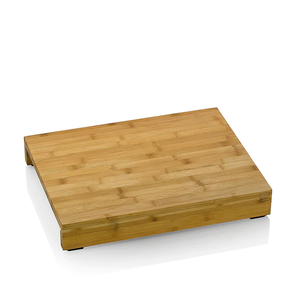 Planche à découper bambou 46 cm Kenina 3 inserts acier inoxydable Kela
