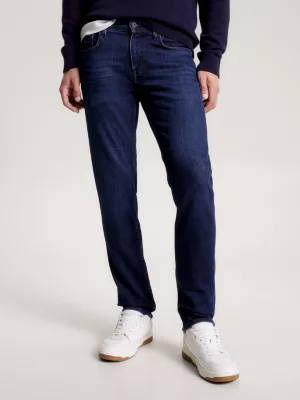 Calça jeans reta ajustada Denton
