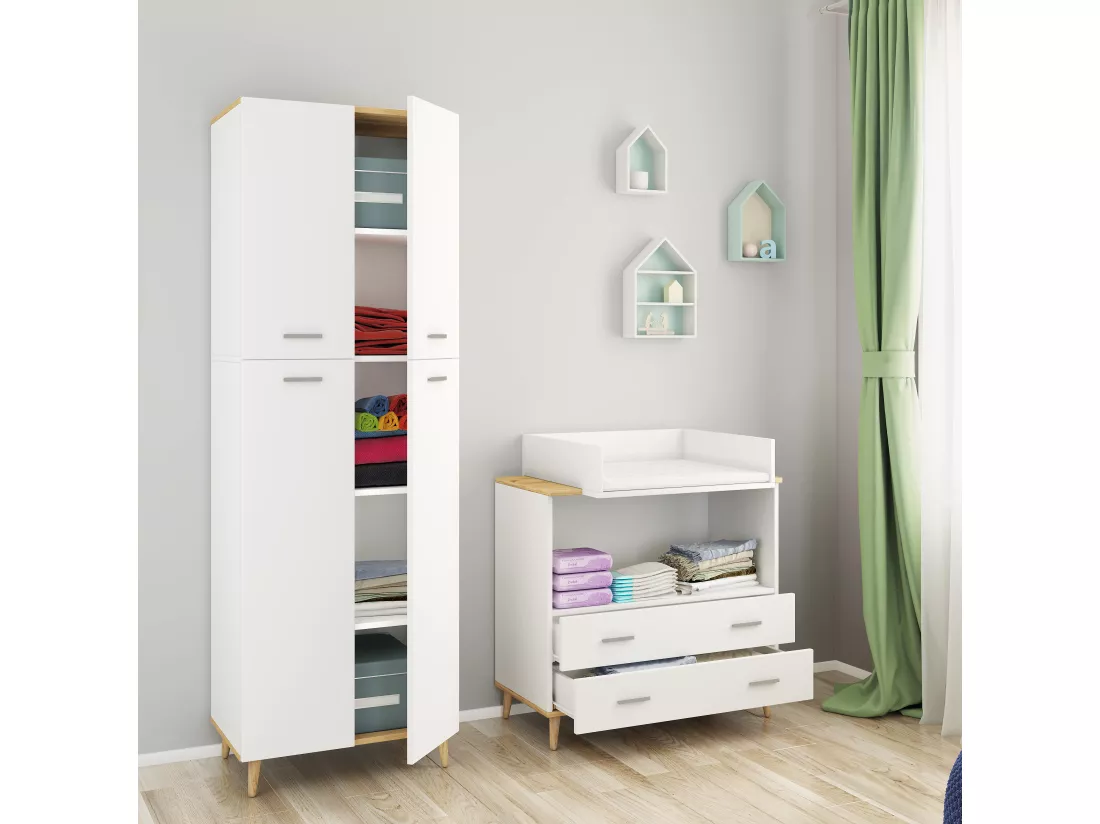 Armoire polyvalente en bois Armoire Landos