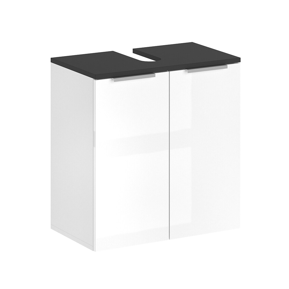 VICCO Waschtischunterschrank OTIS Weiß - Badezimmerschrank Hochschrank Regal Badregal Bad