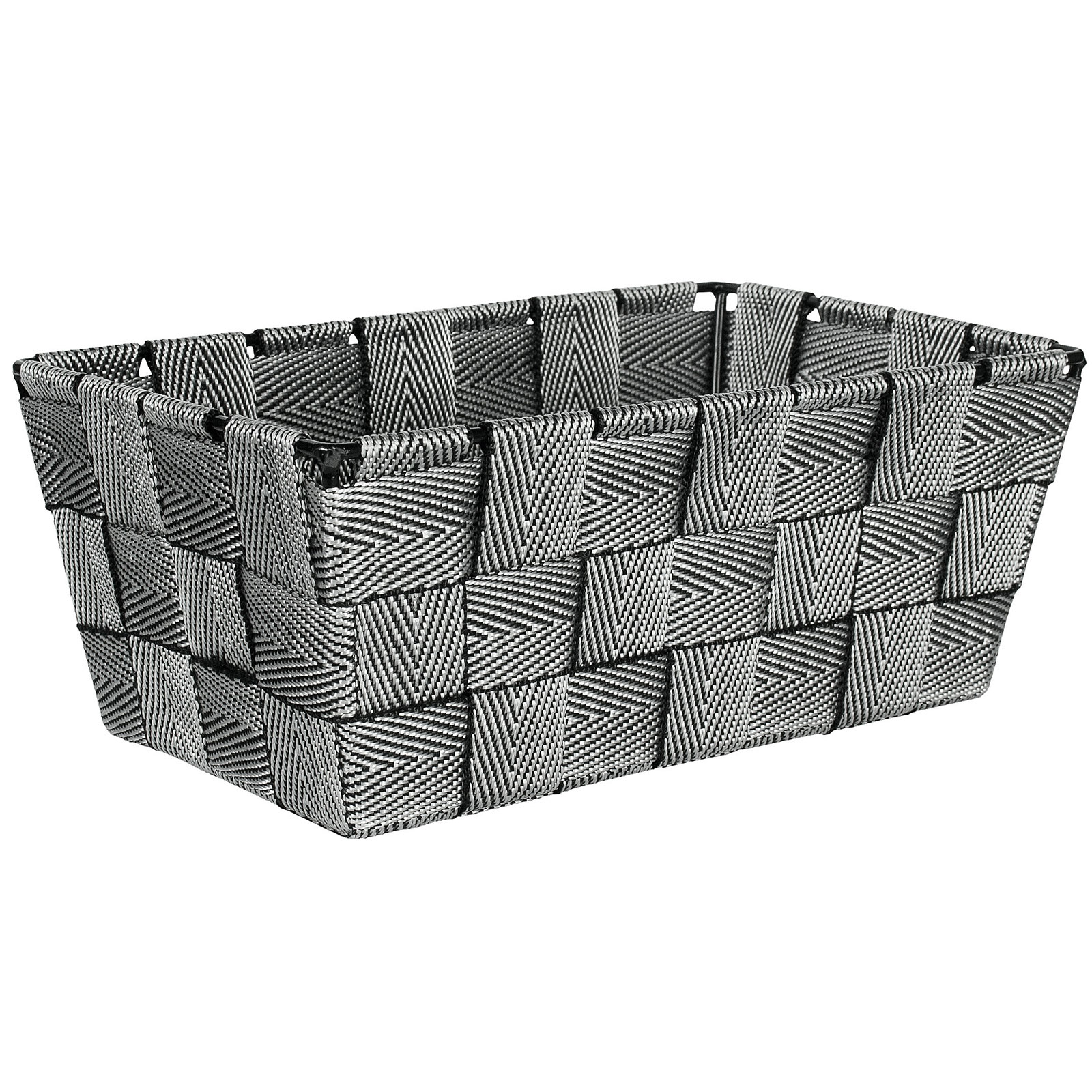 Chevron Box - schwarz-weiß - 22 cm