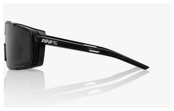 Lunettes de soleil 100% Eastcraft - Matte Noir - Verres Smoke Gris
