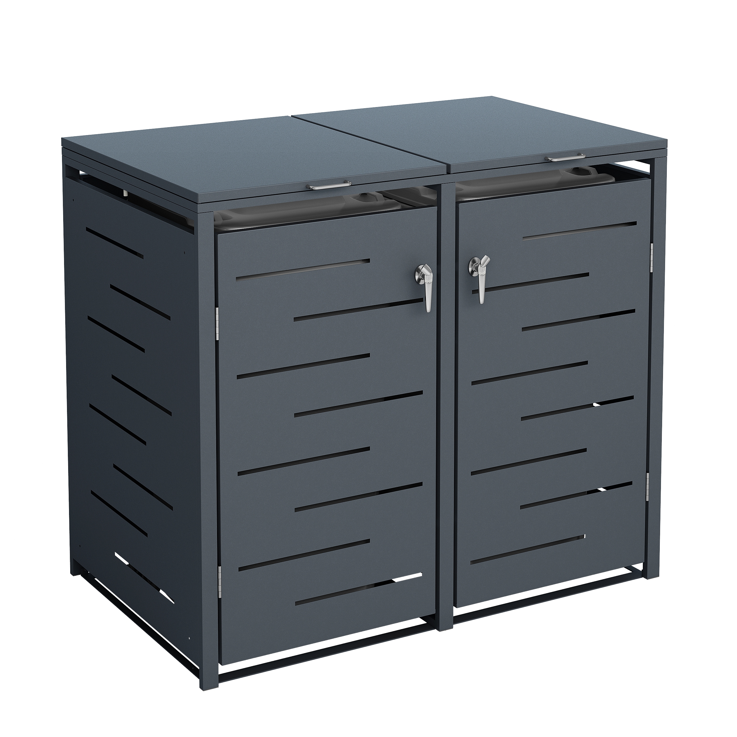 Mülltonnenbox 480L anthrazit