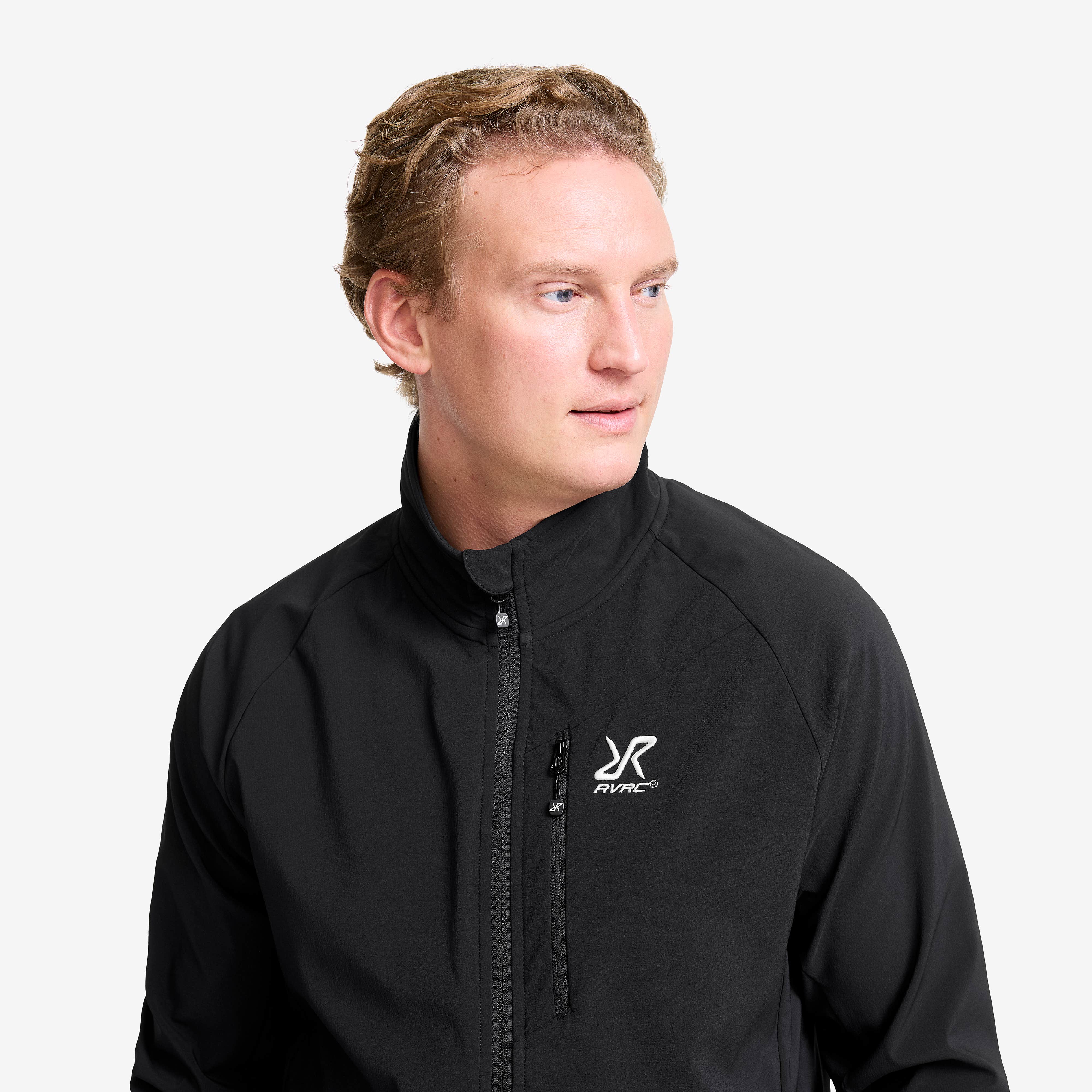 Exciter Light Softshell Jacket Herre Black
